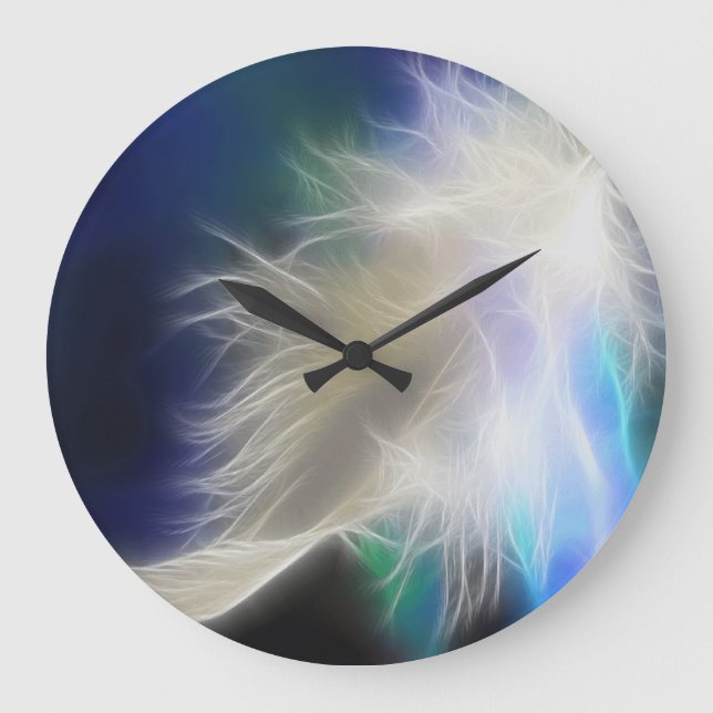 Angel Feather  Wall Clock (Front)