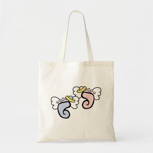 Angel Feet Tote Bag (Front)