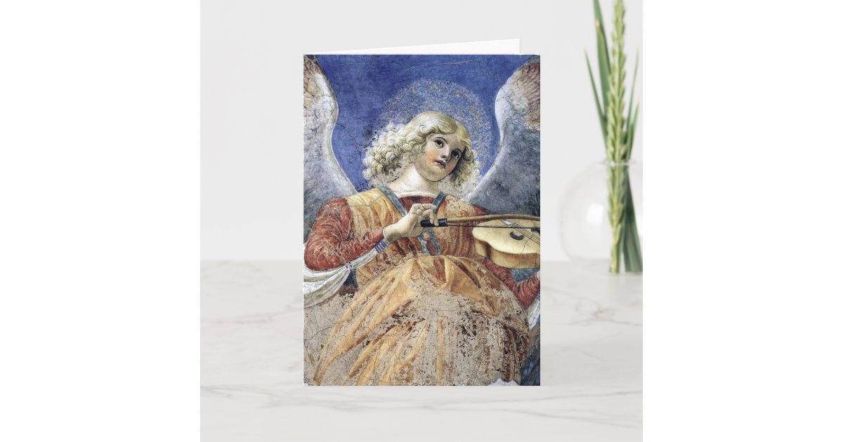 Angel Fine Art Renaissance Christmas Card 