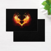 Angel Fire Heart with Wings (Desk)