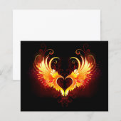 Angel Fire Heart with Wings (Front/Back)