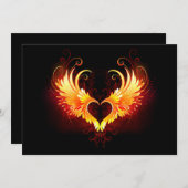 Angel Fire Heart with Wings (Front/Back)