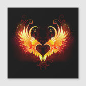 Angel Fire Heart with Wings (Front)