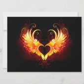 Angel Fire Heart with Wings (Front)