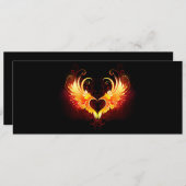 Angel Fire Heart with Wings (Front/Back)