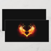 Angel Fire Heart with Wings (Front/Back)