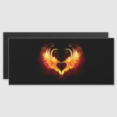 Angel Fire Heart with Wings (Front/Back)