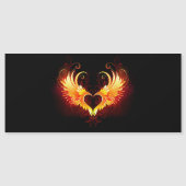 Angel Fire Heart with Wings (Front)