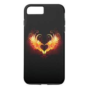 Angel Fire Heart with Wings iPhone 8 Plus/7 Plus Case