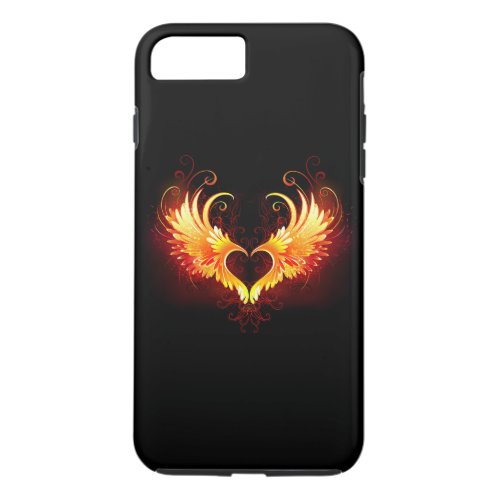 Angel Fire Heart with Wings iPhone 8 Plus7 Plus Case