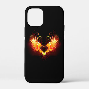 Angel Fire Heart with Wings iPhone 12 Mini Case
