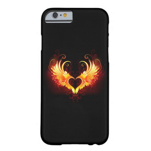 Angel Fire Heart with Wings Barely There iPhone 6 Case