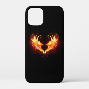 Angel Fire Heart with Wings iPhone 12 Mini Case
