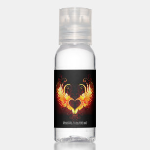 Angel Fire Heart with Wings Hand Sanitizer