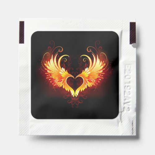 Angel Fire Heart with Wings Hand Sanitizer Packet
