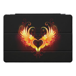 Angel Fire Heart with Wings iPad Pro Cover