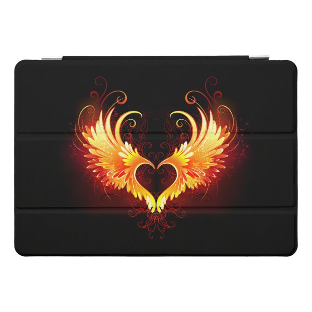 Angel Fire Heart with Wings iPad Pro Cover (Horizontal)