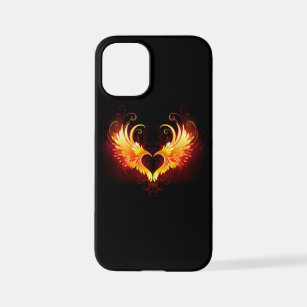 Angel Fire Heart with Wings iPhone 12 Mini Case