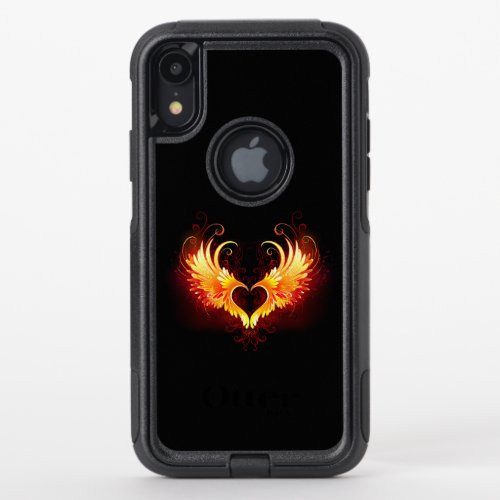 Angel Fire Heart with Wings OtterBox Commuter iPhone XR Case