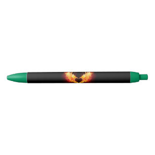 Angel Fire Heart with Wings Pen