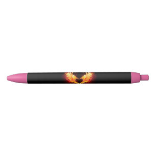 Angel Fire Heart with Wings Pen