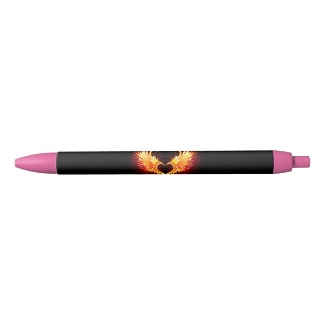 Angel Fire Heart with Wings Pen (Front)