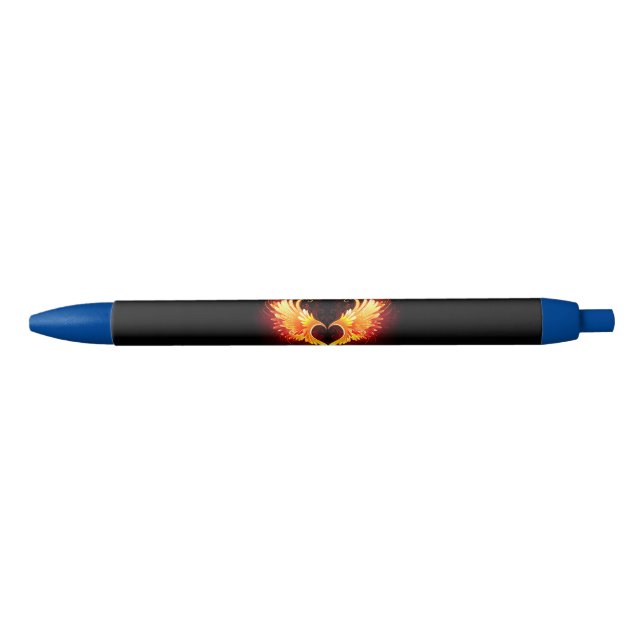 Angel Fire Heart with Wings Pen (Front)