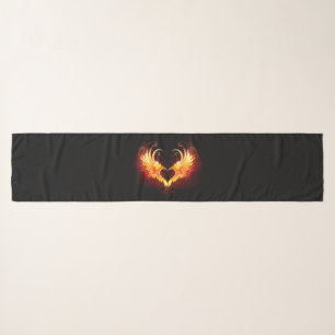Angel Fire Heart with Wings Scarf