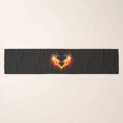 Angel Fire Heart with Wings Scarf