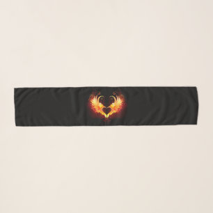 Angel Fire Heart with Wings Scarf