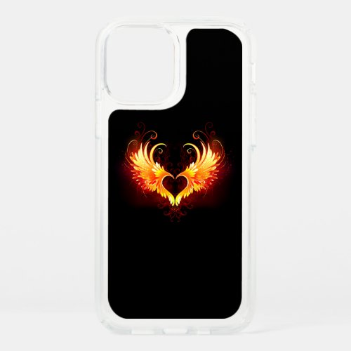 Angel Fire Heart with Wings Speck iPhone 12 Case