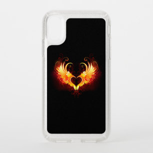 Angel Fire Heart with Wings Speck iPhone XR Case