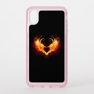 Angel Fire Heart with Wings Speck iPhone XS Max Case