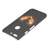 Angel Fire Heart with Wings Uncommon Google Pixel Case (Top)