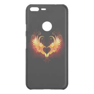 Angel Fire Heart with Wings Uncommon Google Pixel XL Case