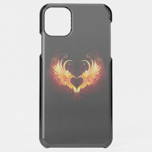 Angel Fire Heart with Wings iPhone 11 Pro Max Case