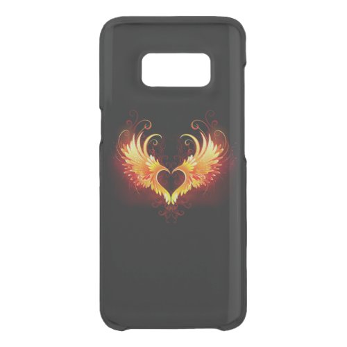 Angel Fire Heart with Wings Uncommon Samsung Galaxy S8 Case