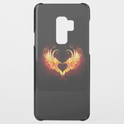 Angel Fire Heart with Wings Uncommon Samsung Galaxy S9 Plus Case
