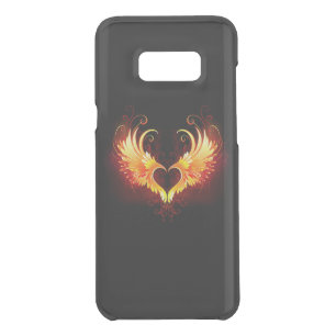 Angel Fire Heart with Wings Uncommon Samsung Galaxy S8+ Case