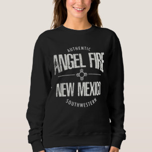 Angel Fire New Mexico Southwestern USA Ski Village Sweatshirt