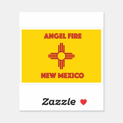 Angel Fire New Mexico Sticker