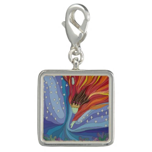 Angel fire _ square charm