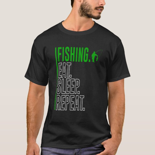 Angel Fischer Fishing Saying T-Shirt (Front)
