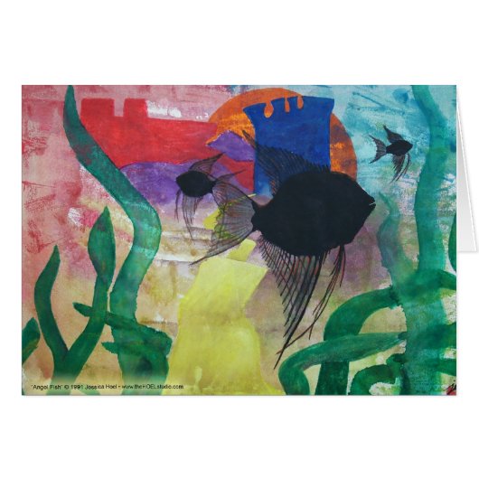 Angel Fish Card (Front Horizontal)