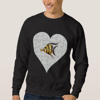 Angel Fish Heart Angel Fish Sweatshirt