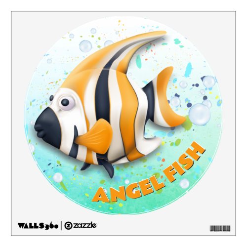 Angel Fish Wall Decal