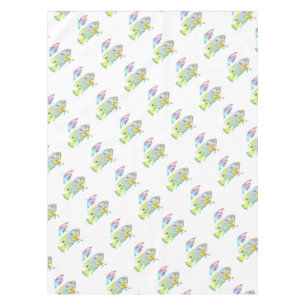 Angel Fish With Umbrella Tablecloth