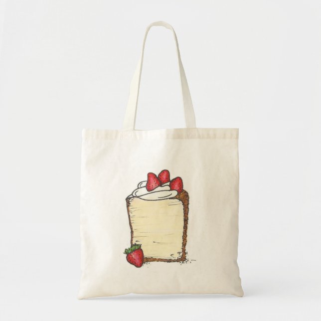 Angel Food Angelfood Cake Slice Strawberry Bag (Front)