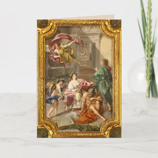 angel fresco greeting card