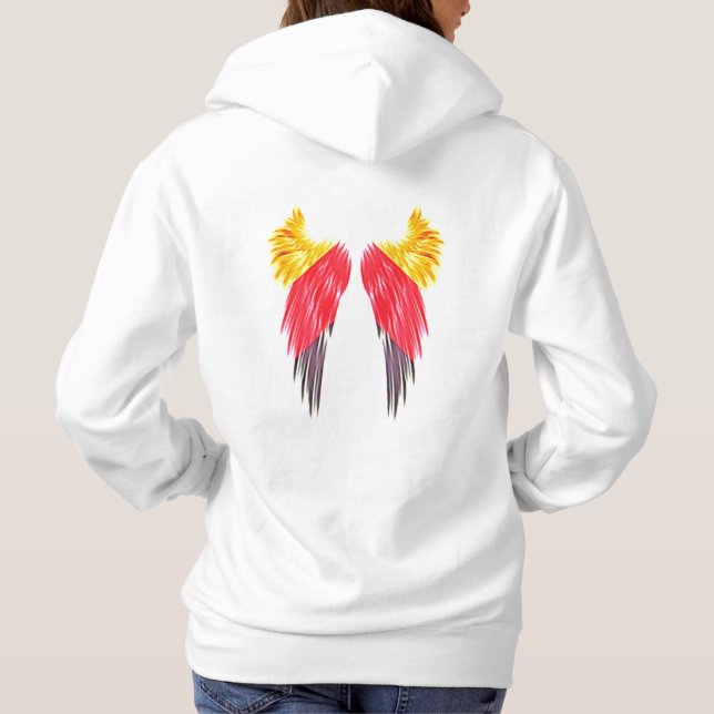 Angel from Germany Hoodie (Back)
